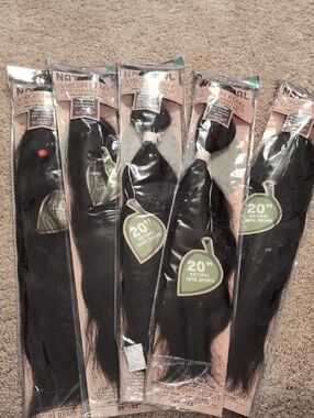 Natural Dark Brown 20" Virgin Remy Weave Hair (5 Packs)